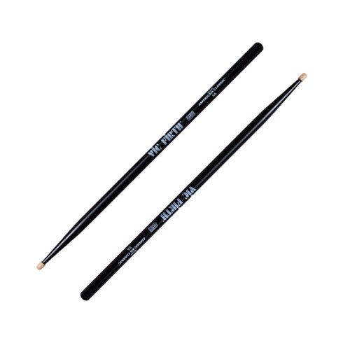 빅퍼스 American Classic 5A 히코리 드럼스틱, 블랙, 1개