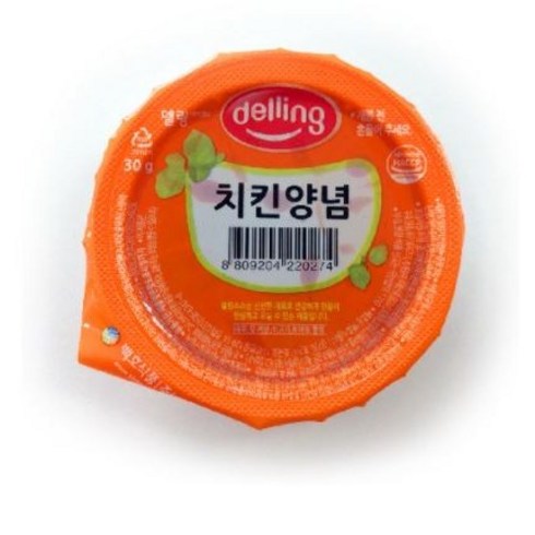 델링 치킨양념 디핑소스, 30g, 90개