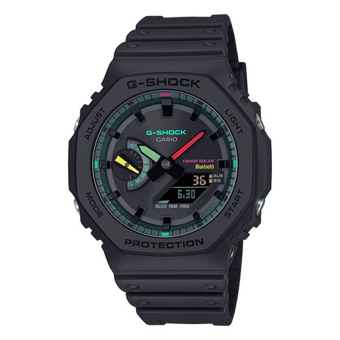 ga-b2100 - G-SHOCK 지샥 GA-B2100MF-1A 지얄오크 네온 블랙