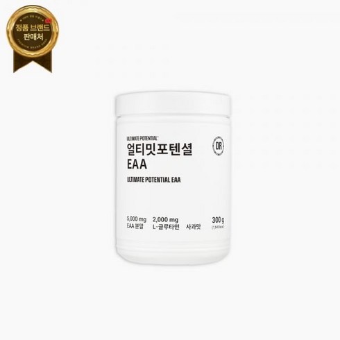 얼티밋포텐셜 EAA 단백질 운동 헬스 보충제 프로틴 필수 아미노산 9종 분말 300g, 1개