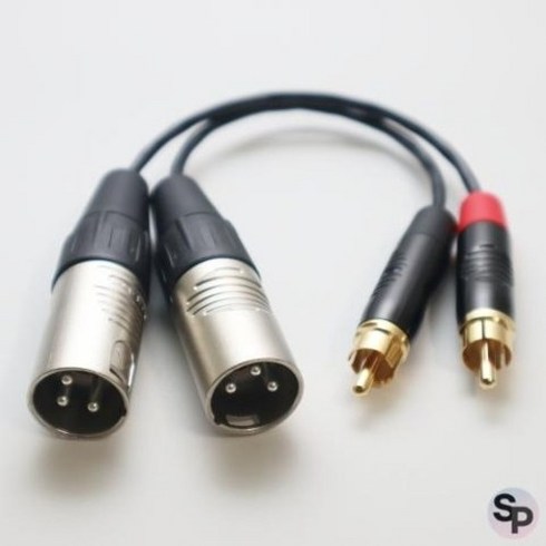 2023년 가성비 최고 rcatotrs - 카나레 수제작 XLR - RCA 케이블 2채널 스피커 믹서 앰프 연결 (길이선택), 1m, XLR수 - RCA