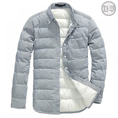 2023년 가성비 최고 패딩셔츠 - 차쿠 남성 초경량 셔츠 다운 점퍼 패딩 겨울