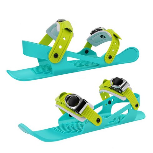 인라인스키 숏스키 스키 신발 슬레드독 짧은스키 숏 편리한 입문용, 그린 성인(35-48 사이즈)