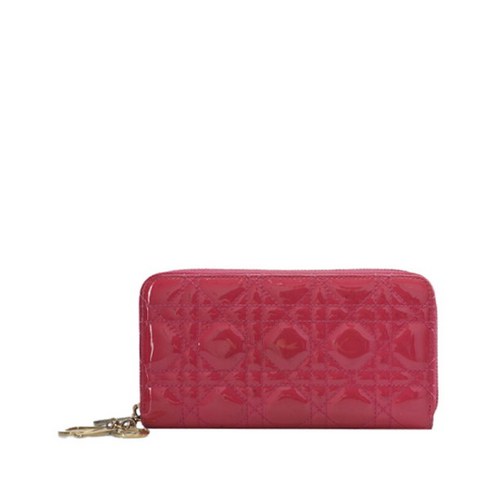 [디올] [중고 명품] 핑크 페이먼트 까나쥬 여성 장지갑 PC0283 WL00022