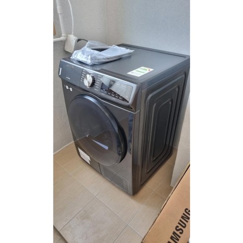삼성전자 인버터 건조기 DV90T5540BV 9kg 방문설치, 블랙케비어