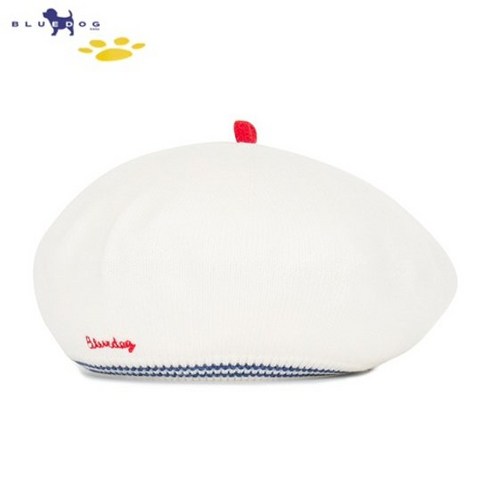 블루독베이비모자 - (백화점 상품) 블루독베이비[hu]24.SS IV)블루독베레모 44114-803-01 유아모자 깜직귀요미 니트베레모 마린모자 선물 2506427, [00001]IV/46