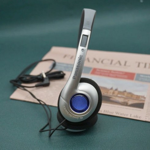 파나소닉 레트로 헤드셋 빈티지 헤드폰 파라소닉 Panasonic 유선 블루투스 이어폰, 기본