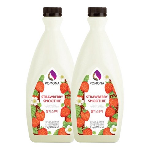 포모나 딸기스무디 2kg x2, 2개