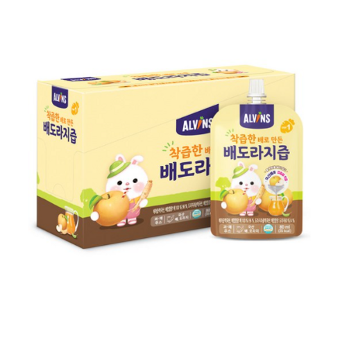 엘빈즈 착츱한 배로 만든 배도라지즙 80ml, 배도라지, 180개