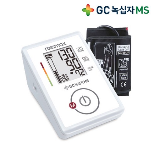 rossmax - GC녹십자MS 로즈맥스 자동전자 혈압계 CG155f, CG155f+(혈압수첩외2종), 1개