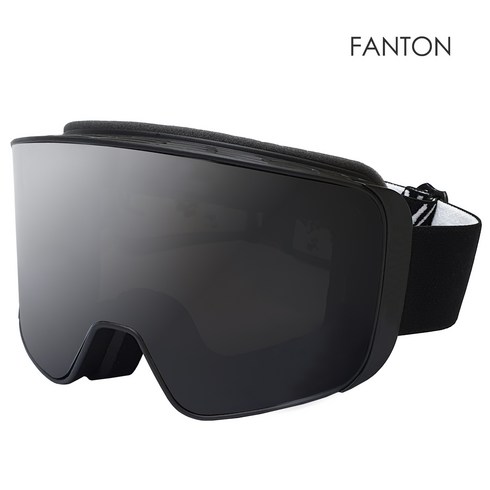 2023년 가성비 최고 수상스키고글 - 팬톤 FANTON 더블렌즈 스키고글 보드고글 ZSK99BM, 블랙