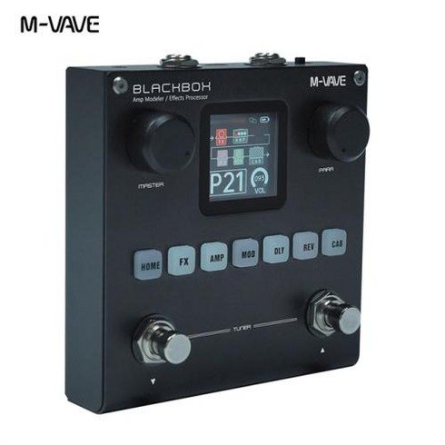 m-vave 블랙박스 - 페달블랙박스 브레이크 블랙박스 M-VAVE 다기능 기타 및 베이스 이펙트 이펙터 내장 배터리 편집 가능한 프리셋 개 개의 모듈, 1) BlackBox