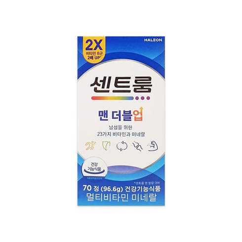 센트룸포맨.더블업50g - 센트룸 맨 더블업 멀티비타민, 1개, 70정