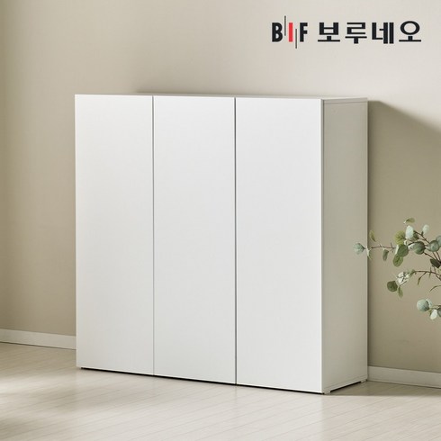 보루네오 애드 1200 3단 높은 수납장 깊은, 오크화이트 AD43