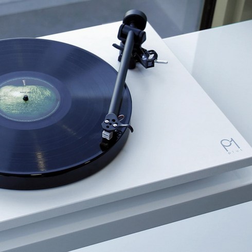 REGA Planar 1 Plus 레가 플래너1 플러스 턴테이블 포노앰프 내장형 LP 플레이어, 없음, 매트 블랙