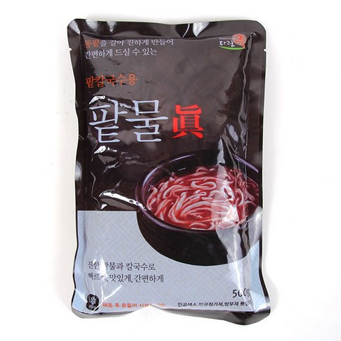 팥칼국수 - 다림식품 통팥을 갈아 만든 팥칼국수용 팥물 진 500g 세트, 5개