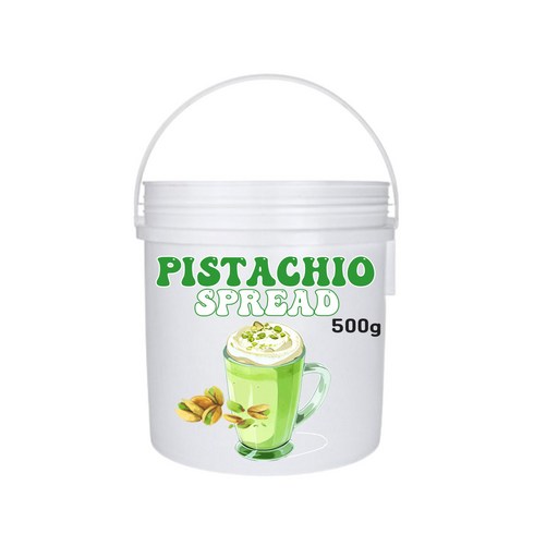 피스티치오스프레드 - 피스타치오 스프레드 수제 두바이 초콜릿 만들기용 500g, 1개