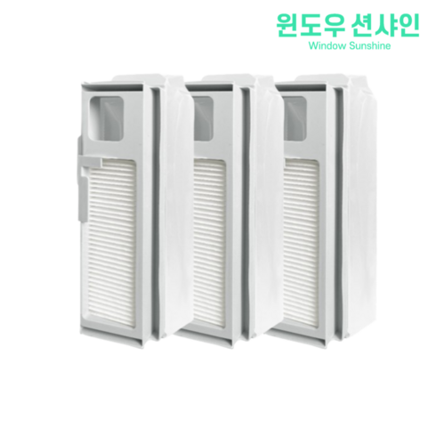 [호환] 윈도우션샤인 나르왈 프레오 X 울트라 Ultra 로봇청소기 더스트백 3EA 악세사리 소모품, 3개