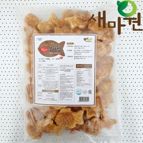 새마원 귀요미 냉동 미니붕어빵 1kg(약45개) 팥앙꼬, 1개, 1kg