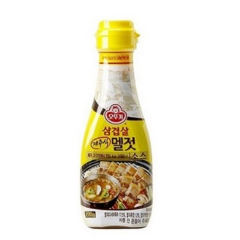 멜젓 - 오뚜기 삼겹살 제주식 멜젓 소스, 270g, 4개