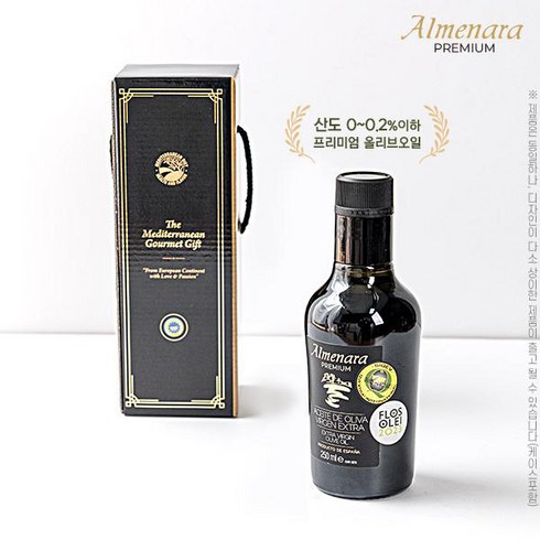 방태환 나음 냉압착 엑스트라버진 알메나라 프리미엄 올리브유 250ml, 1개