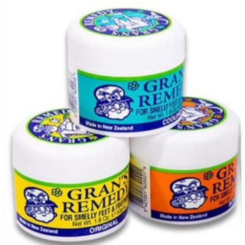 뉴질랜드 GRANS REMEDY 발냄새완화 쿨링파우더 50g +50g+50g (페퍼민트/오리지널/오렌지), 50g 세트 1개 x 50g + 50g 1개, cooling+scented+original