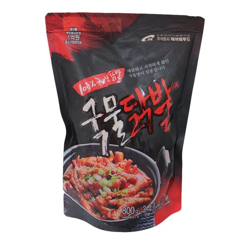 제이엠푸드 국물닭발 800gX10팩(국내산), 800g, 10개