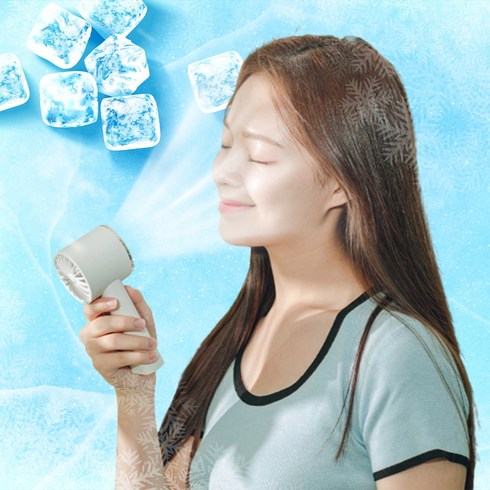 2023년 가성비 최고 휴대용선풍기 - 올탐 1초 냉각 에어컨 휴대용 선풍기, 1초 냉각 에어컨 선풍기