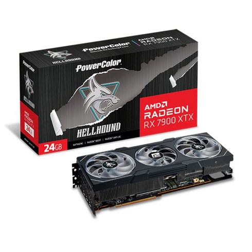 rx7900xtx - PowerColor (파워컬러) [PowerColor] 라데온 RX 7900 XTX Hellhound D6 24GB 대원씨티에스