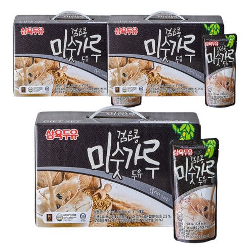 검은콩미숫가루 - 삼육 검은콩미숫가루 파우치 190ml, 45개