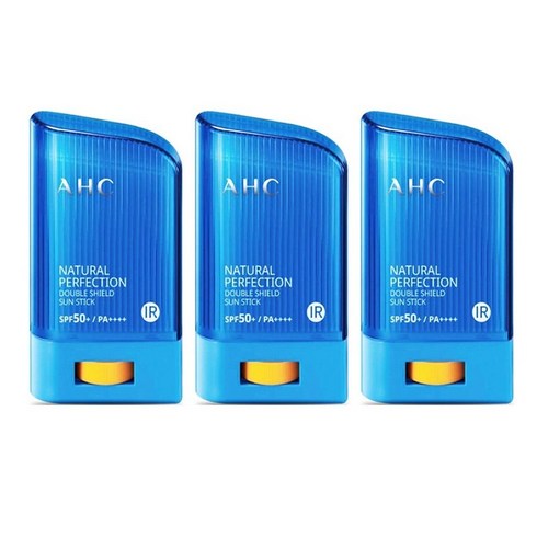 올리브영선스틱 - AHC 내추럴 퍼펙션 선스틱 22g SPF50+/PA++++, 3개