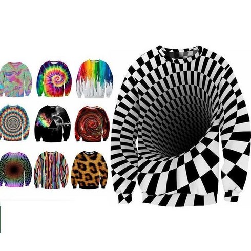 테무 - 침착맨티셔츠 테무깡 착시티셔츠 긴팔 남녀공용 웃긴 쓸모없는 선물