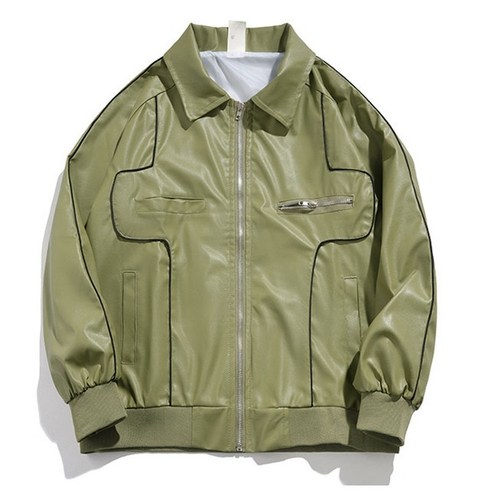 여자가죽자켓 남자가죽자켓 남자무스탕 레더자켓 라이더자켓 베지터블가죽 비건레더 남성용 PU 가죽 바이크 오토바이 하이 스트리트 문자 자수 봄버 유니섹스 대표팀 빈티지 봄