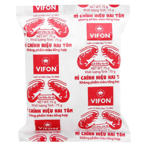 베트남새우라면 - [VIFON] 비폰 새우 쌀국수 베트남 새우 라면 75G X 10봉, 10개