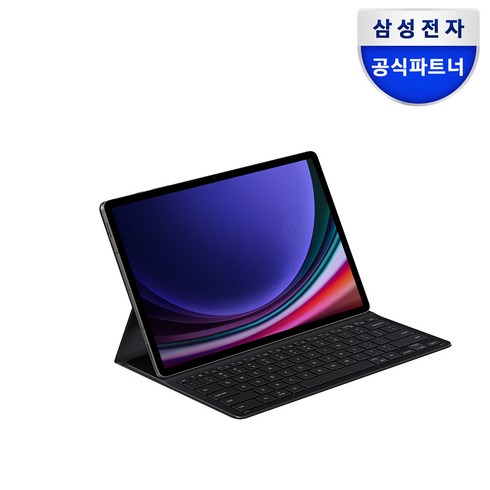 삼성 정품 갤럭시 탭S9 플러스 키보드 슬림 키보드 북커버 EF-DX810 (탭S9 FE 플러스 호환), (EF-DX810UBKGKR), 블랙