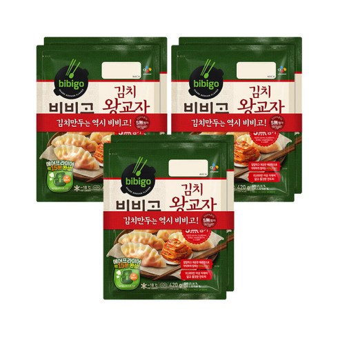 비비고 김치왕교자420g x2번들(냉동) 3개, 420g