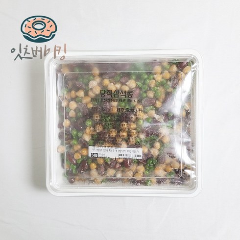 삼색콩배기 - 당적삼색콩 (750g) 콩배기 완두콩 강낭콩 믹스, 750g, 1개