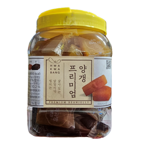 코스트코 화과방 프리미엄 양갱 1.6kg / 40g X 40개입 고급간식 어르신간식 선물 아이들 간식 쫀득한 양갱 + 물티슈 1매 증정