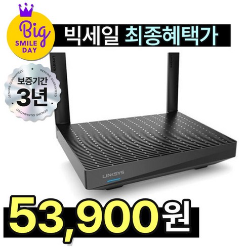 2024년 가성비 최고 링크시스 공유기 - 링크시스 MR7350 AX1800 GIGA WiFi 6 유무선 공유기 880488 J