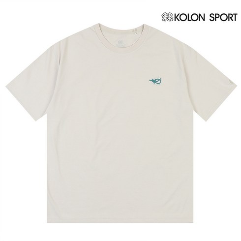 코오롱스포츠 KOLON SPORT 남녀공용 로프와펜 라운드 티셔츠 TLTCM24605OAT 259190