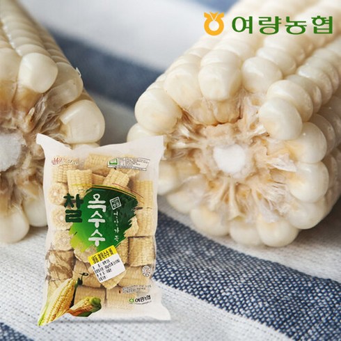 브랜드없음 [여량농협]강원도 정선 냉동찰옥수수커팅바(25개) 1.5kg, 단품없음