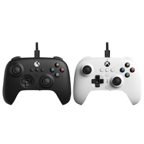 게임패스얼티밋 - 8Bitdo 얼티메이트 유선 컨트롤러 For Xbox 홀 이펙트 버전 게임 얼티밋 조이스틱 게임패드, 1개, 화이트 + Game Pass카드