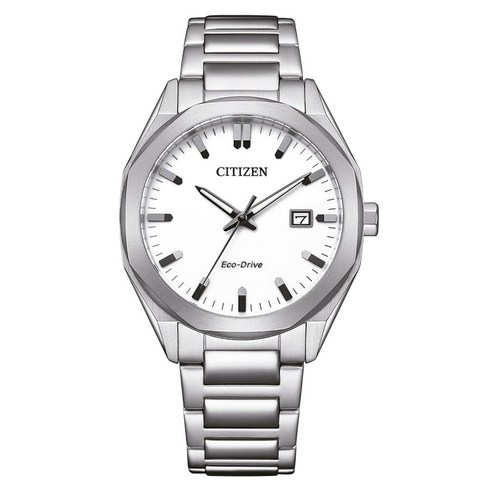 Citizen Octangle Eco-Drive White Dial Unisex Watch BM7620-83A 295590