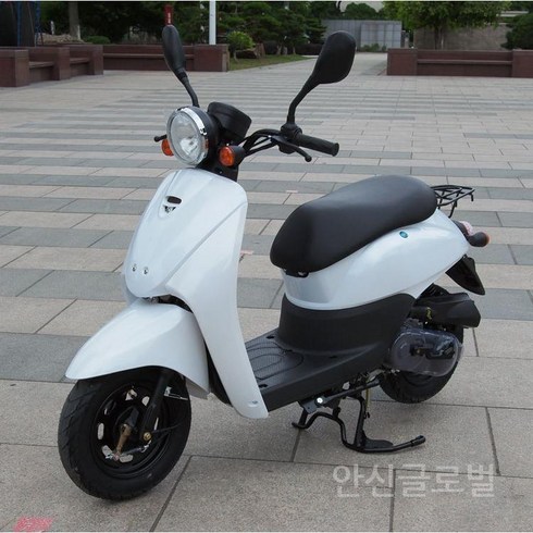 스쿠터50cc - 스쿠터 50CC클래식 출퇴근 배달용 입문용 클래식 여성용 출퇴근용, A. 화이트