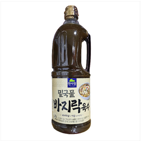 면사랑육수 - 면사랑 바지락육수, 본상품, 1개, 1.8L