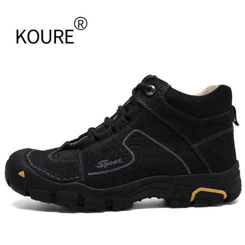 k2플라이하이크607 두단 스크럽 소가죽 아웃도어 등산화 트레킹화