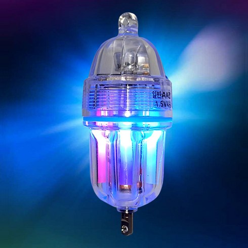 2023년 가성비 최고 갈치집어등 - 방짜 양방향 갈치집어등 420mm UV케이무라+고휘도 4LED 파워축광, 혼합색상, AN-50D