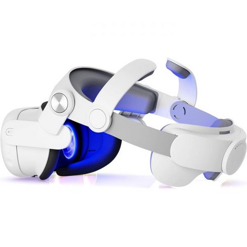 2024년 가성비 최고 vrkingdom - VidPPluing 메타오큘러스 퀘스트 3용 헤드 스트랩 3 액세서리용 컴포트 엘리트 VR 헤드셋 강화된 지지력과 균형 무게, 1개