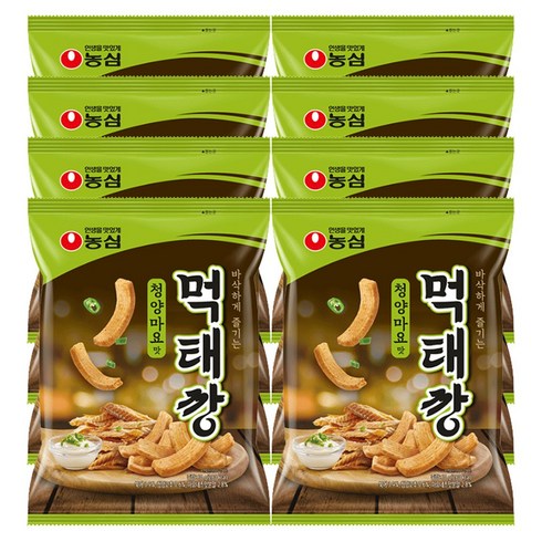 농심 먹태깡 청양마요맛 60g X 8봉, 8개