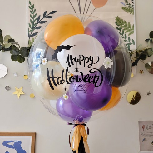 레터링풍선 완제품 당일제작 헬륨 생일 웨딩 이벤트 선, 28할로윈헬륨, 1
